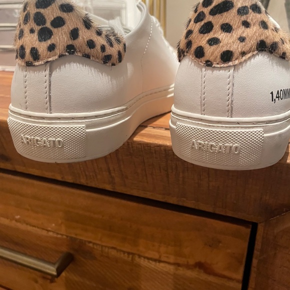 Axel Arigato Women's White Clean 90 Animal Low-Top Sneakers size 6.5 - Picture 4 of 10